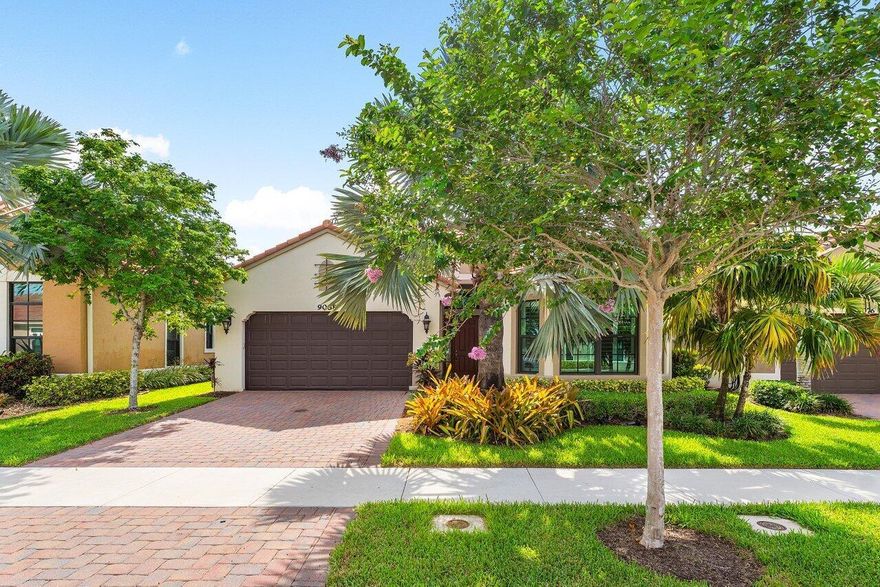 Welcome to Four Seasons at Parkland, South Florida's premier 55+ gated community, where elegance meets an active lifestyle. This stunning Flora model offers 2,610 sq. ft. of thoughtfully designed living space, featuring 2 bedrooms, 2.5 bathrooms, a versatile bonus room, and a perfect blend of indoor comfort and outdoor enjoyment.The heart of the home is the spacious chef's kitchen, complete with premium appliances, a large center island, and generous cabinetry--ideal for entertaining and everyday living. The open-concept design flows effortlessly into the great room and out through expansive glass doors to the screened-in lanai.Step outside and experience your own private outdoor oasis featuring a fully  equipped summer kitchen (see more)
