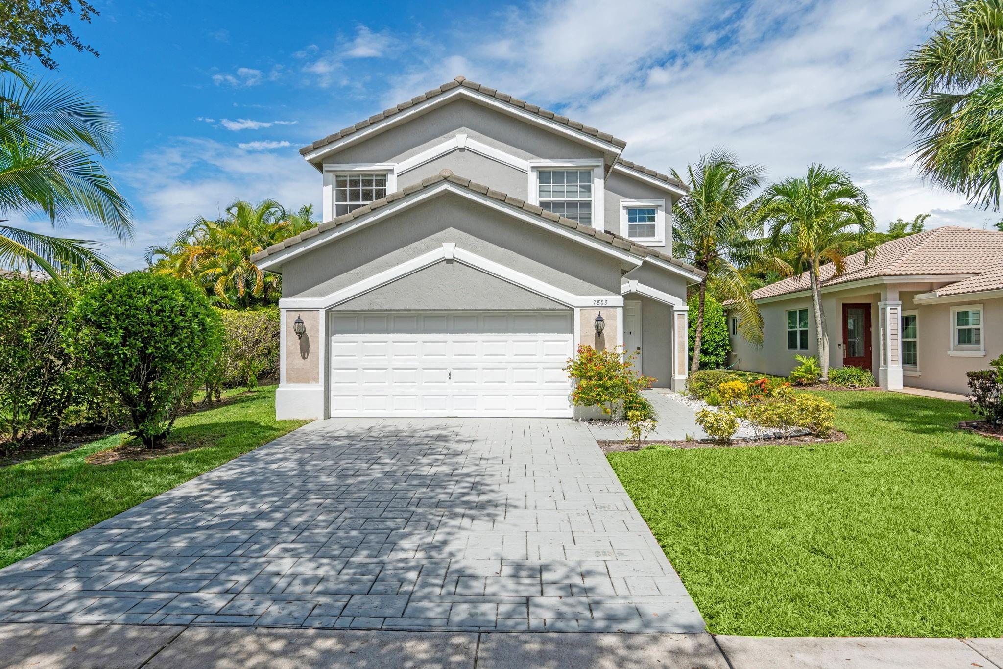Immaculate Updated 4 Bed 2.5 Bath Single-family Home in the Gated Community of Parkside Estates, Just Steps from the Community Pool. Features Granite Countertops, Marble Flooring, Solid Wood Cabinets, a Large Pantry, XL Walk-In Closets, 2022 AC, Newer Stainless Steel Appliances and an Upgraded Jacuzzi Tub. Enjoy a Spacious Backyard and Patio Area with No Rear Neighbors for Added Privacy. All Bedrooms and the Laundry Room are Located Upstairs, with a Half Bath on the First Floor. Zoned for A-Rated Schools with a Private Path in the Community Connecting to Riverglades Elementary. Terramar Park is Within Walking Distance. Well Located Near Shopping, Restaurants & Entertainment.