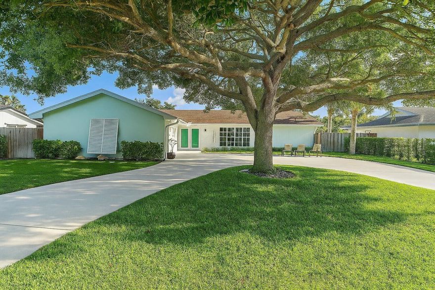 Completely renovated top to bottom with beautiful high end finishes POOL home located within the heart of Palm Beach Gardens with NO HOA! This single family home offers a 4 bedroom split floor plan ideal for any family, 2 full baths, with 2 car garage. Large circular driveway offers extra parking with room for boat, fenced in back yard and private pool. The interior features an oversized waterfall island, top of the line Signature appliances with gas range, renovated bathrooms, brand new tile flooring throughout. Fully furnished for easy move in. Located on a family friendly street and neighborhood seconds away from fine dining, top rated schools, shopping, and South FL Beaches! *SEASONAL rental option $8500 a month available- Both annual & seasonal rent induces lawn and pool care*