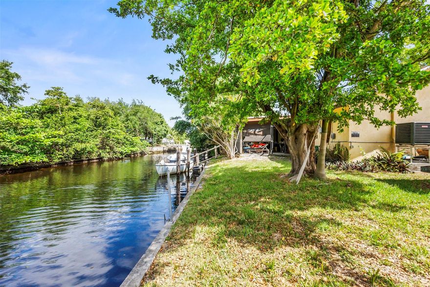 WATERFRONT OCEAN ACCESS OPPORTUNITY: This 3BR/2BA home sits on an oversized 10,200 sq ft, waterfront lot with 128 ft of ocean access frontage on a private, dead end street WITH COMPLETE IMPACT WINDOWS. Buy to reno & invest, or make it your own - this is a must-see, NOT your typical investment property! $735,000 APPRAISAL 10/2023. Minutes from Hard Rock, Downtown and the Beach. Easy to tour. CONVENTIONAL FINANCING POSSIBLE. Wind Mit, 4pt & Appraisal available at request. Camper, Boat in water & vehicles will be removed from property prior to closing.