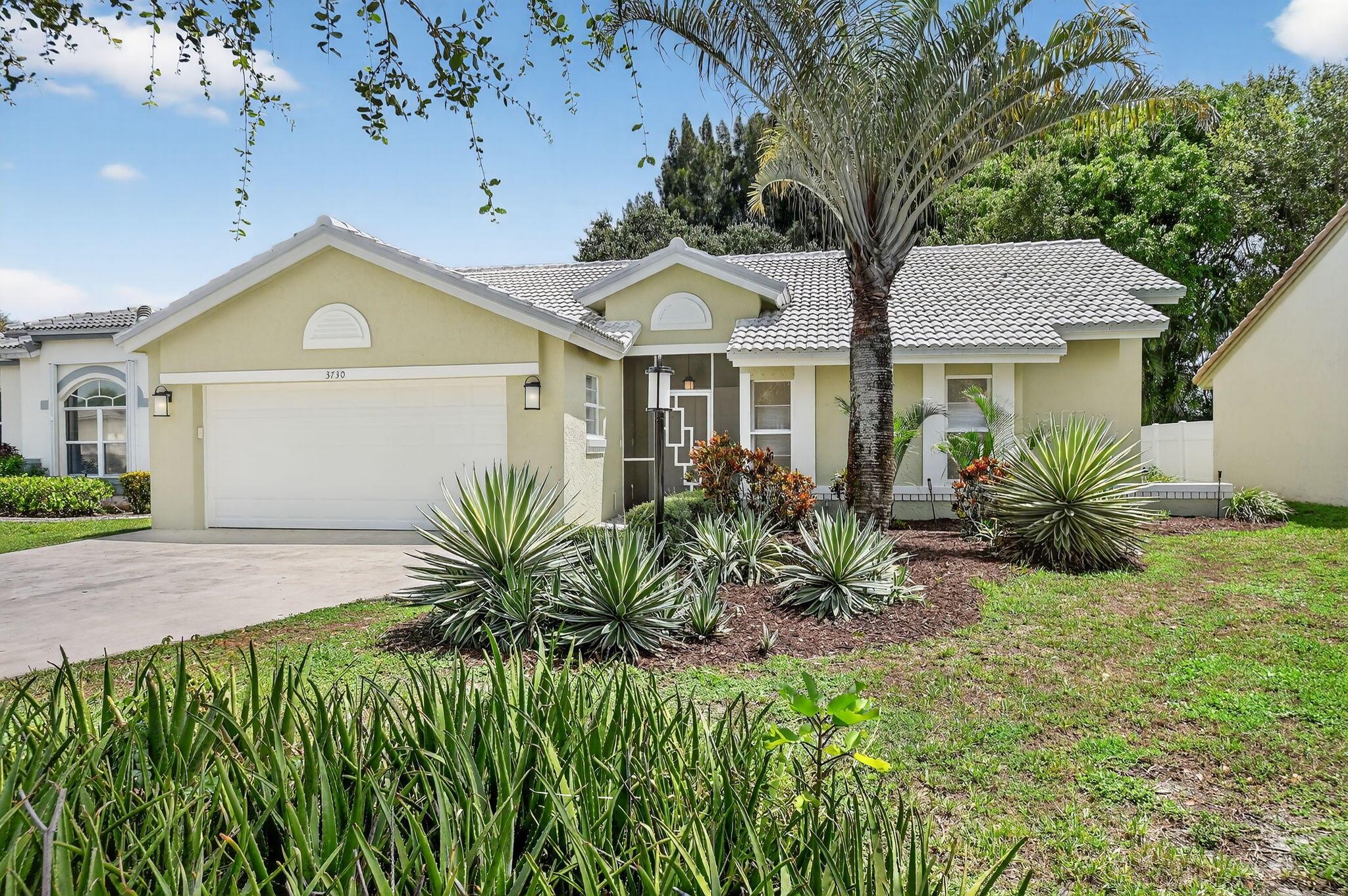 Welcome to the beautiful 55+ gated community of Summer Chase in Lake Worth. This 3 bedroom 2 bath CBS home has been fully updated and is move in ready! Updates include a brand new kitchen with solid wood cabinets, granite counter tops and new stainless steel appliances. Both bathrooms have been updated with new tile work, plumbing fixtures and vanities. New flooring has been installed throughout the entire home. This home is conveniently located close to the clubhouse and community pool. Roof and HVAC were both replaced in 2023. All new light fixtures and fans throughout and the plumbing (including new water heater) and electrical have been updated as well.