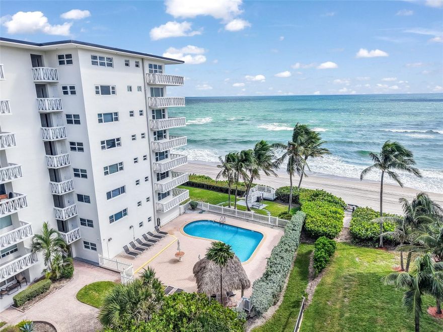 Absolutely spectacular ocean views await from this 7th-floor condo on the exclusive sands of Hillsboro Mile—Florida’s “Magnificent Mile.” Enjoy panoramic ocean vistas from your balcony, bedroom, and kitchen in this rarely available one-bedroom residence featuring impact windows. The boutique Hillsboro Windsor offers a beachfront pool, BBQ area, social room, library, security, and on-site management. 50-year recertification complete and building has strong reserves! A premier opportunity to own direct oceanfront before values surge with the arrival of Rosewood Residences Hillsboro Beach, an ultra-luxury new development transforming this world-class coastline.