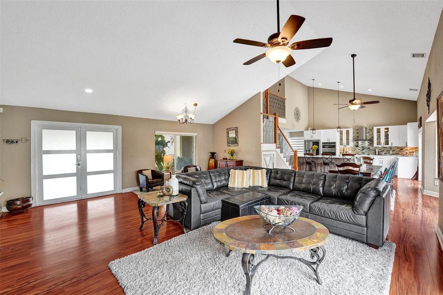 Beautifully updated 4bed, 3bath home in sought-after Shenandoah! Nestled on a quiet cul-de-sac, this residence features impact windows & doors, a converted garage offering versatile living space, and an oversized backyard built for entertaining. Enjoy the sparkling pool, real Tiki Hut, and plenty of room to relax or host gatherings. With tasteful upgrades throughout and a bright, open layout, this home blends comfort and style.  Ideally located just steps from Shenandoah Park, offering workout stations, playgrounds, a kids’ splash pad, tennis courts, basketball, and more. Zoned for top-rated schools and with a low HOA of just $56/month, this home delivers the perfect combination of luxury, location, and lifestyle. Don’t miss this exceptional opportunity!