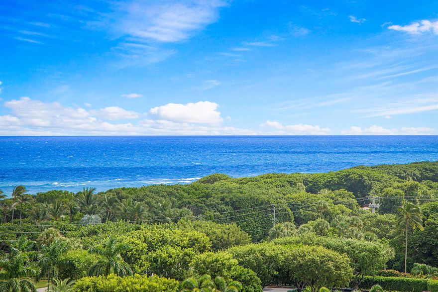 Luxurious Southeast corner unit with Multi Million Dollars views of the ocean, intracoastal & nature preserve parks. From the moment you walk in, you will appreciate the beauty & quality of the work done to every room in this unit. Large porcelain tile throughout, modern-open kitchen with new appliances, quartz counter tops, with extended cabinets for storage. Walk-in closet with organizer in the master bedroom, beautifully designed bathrooms. You will be mesmerized with the stunning-panoramic view from each bedroom.  Ground-covered parking.  From your balcony you will love watching the most beautiful sunrises on the Atlantic ocean