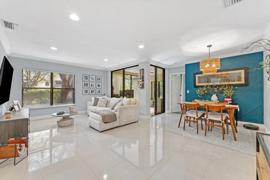 Welcome Home! Rare first-floor 3-bedroom unit in the desirable Township of Coconut Creek! This beautifully renovated condo features a light and bright kitchen with solid wood cabinets, granite countertops, and newer stainless steel appliances. Both bathrooms have been completely updated with modern tile showers and stylish vanities. New tile flooring flows throughout the main living areas, complemented by laminate wood floors in the bedrooms. The unit has been freshly painted and updated with all new light fixtures, creating a bright, modern atmosphere. Enjoy outdoor living with a large enclosed patio, outside pavers that create a fun exterior space, and an assigned parking space conveniently located right out front. Welcome Home! Rare first-floor 3-bedroom unit in the desirable Township of Coconut Creek! This beautifully renovated condo Additional highlights include a brand new roof and the ability to rent after one year, offering flexibility for both homeowners and investors. This move-in ready condo combines contemporary finishes with functional living space in a prime Coconut Creek location.

The Township is ideally located in the thriving city of Coconut Creek close to Boca Raton, Parkland, and Coral Springs. Minutes from excellent local schools (the community is very close to the A-rated Tradewinds Elementary), Bright Horizons Preschool, Lyons Creek Middle, Monarch High, Lakeside Park, houses of worship, and major highways including Sawgrass Expressway (869), the FL Turnpike, and State Route 7 (441). Ideal central location within close proximity to the Promenade at Coconut Creek, an epicenter of shopping, fine dining, and entertainment. Tradewinds Park, Butterfly World, and an Equestrian Park are also a short drive away. No wonder Coconut Creek was Spotlighted as one of the "Best Cities to Live in America" by Money Magazine, and "Top Ten Places to Live in Florida" by Movoto and NerdWallet! Don't miss out on one of the best homes on the market.