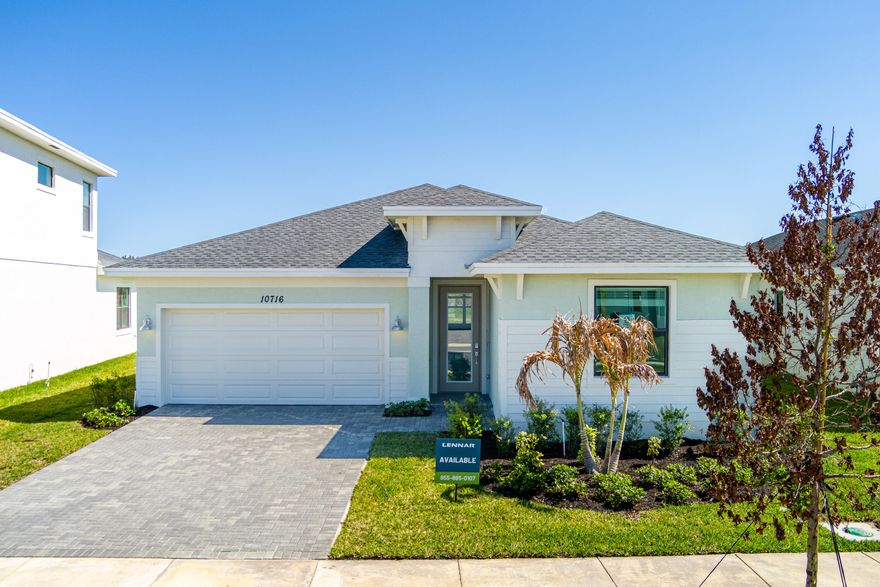 This charming single-story home offers an open-concept living space complete with a Great Room, dining room and kitchen that connect directly to a patio. The owner's suite is thoughtfully designed for maximum privacy, while down the hall are three bedrooms arranged near a convenient full-sized bathroom. A versatile two-car garage provides storage space.

Prices, dimensions and features may vary and are subject to change. Photos are for illustrative purposes only.