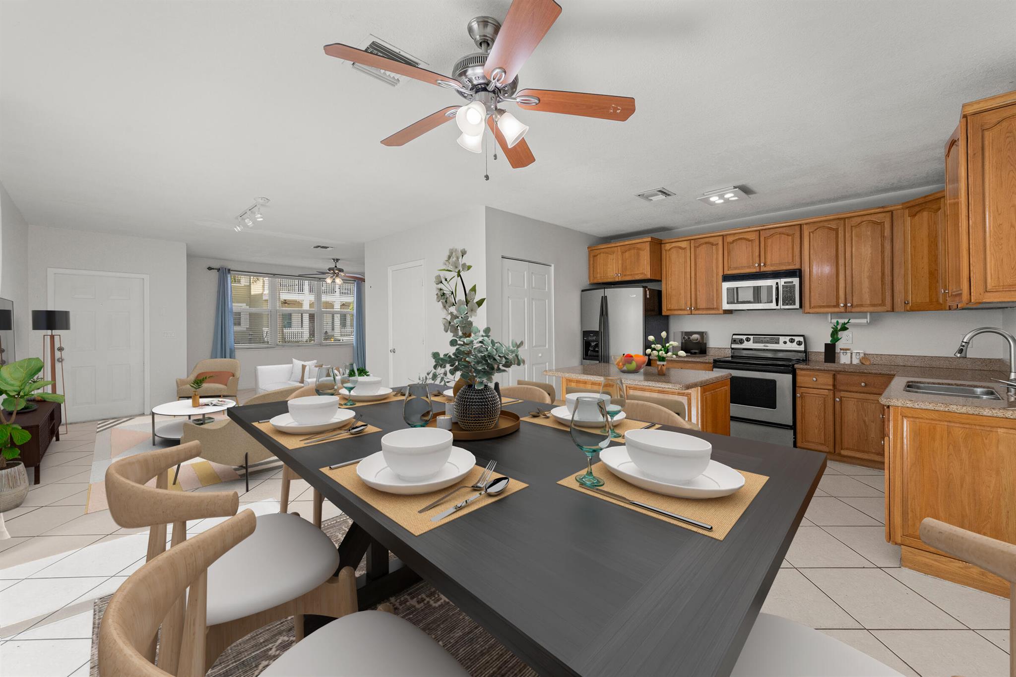 PRICE DROPS OF $35,000!Welcome to 10531 NW 57th St, a spacious 3-bedroom, 2.5-bath home in the highly desirable Kensington community of Coral Springs. This property presents a unique opportunity to customize and create value in a prime location.Inside, you'll find a well-designed open layout with soaring ceilings and abundant natural light. The main living area flows seamlessly into a spacious kitchen, offering ample room for modern upgrades and personal touches.