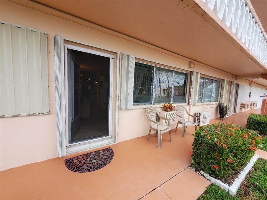 Unit with a water view and the highly sought after 1st floor.  Amenities include: heated pool, laundry, clubhouse, shuffleboard, walking path, low maintenance fees and low taxes. Pre Foreclosure. Bring me all offers. SOLD AS IS