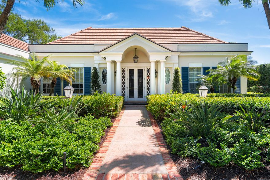 Discover a private paradise in this 3-bedroom, 3.5 bath gem with golf course views. Gourmet Island Kitchen w/Butler's Pantry. Custom Cabinets on both sides, including in the island, Large front room with a wall of Built-ins and Wet Bar. Wall of glass offering views of the North Course. Bedroom Wing completely renovated and redesigned by Moulton Layne in 2005. Pool resurfaced in 2017, new roof in 2016, 2 new AC systems in 2016.