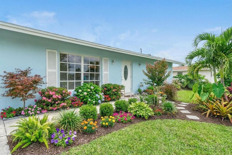 NEW ROOF!!!
Charming  Home with Modern Updates!
 This beautifully updated 3-bedroom, 2-bath home is the perfect place to begin your home ownership journey. Step inside to find fresh flooring throughout and a stylish, updated kitchen featuring sleek countertops, and new appliances—ready for everyday living or entertaining.
The open layout feels bright and welcoming, and the private backyard is perfect for relaxing, gardening, or entertaining. Patio sliders make indoor-outdoor living a breeze—ideal for laid-back weekends with friends and family. Conveniently located near schools, shopping, and major commuter routes, this move-in ready gem checks all the boxes for comfort, value, and location! Close to Sportsman Park & Ravenswood Pool & only 8 minutes from Clover Park . Sportsman Park offers tennis courts, pickle-ball, baseball and soccer fields, and more. Nearby, the Ravenswood public pool features a splash pad, racquetball, and volleyball courts  perfectly designed for family fun and outdoor enjoyment. Catch a NY Mets Spring training game at Clover Park!
Property extends beyond the fence line. See property appraiser photo. The above ground pool was removed by the previous owner. 
Photos include virtual staging for visual reference and patio furniture is not included.