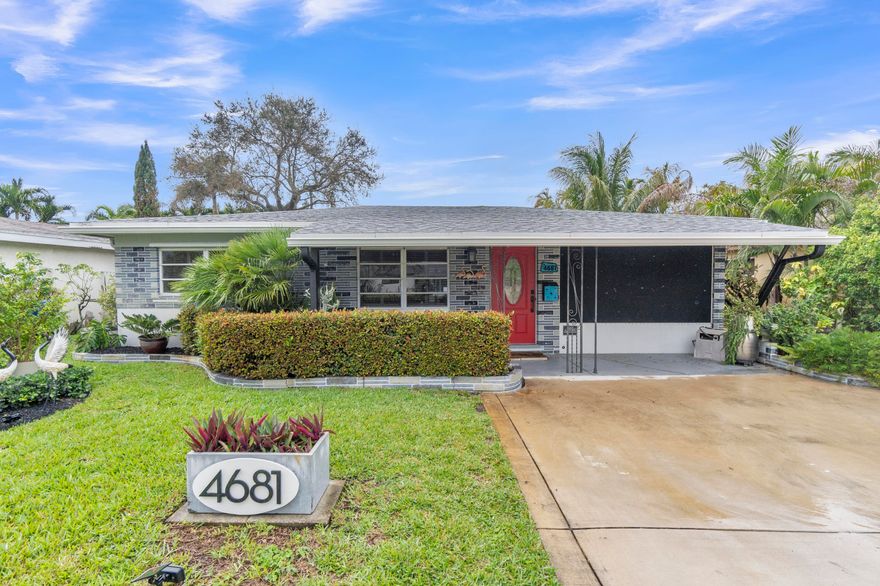 Welcome to this inviting modern mid-century 2-bedroom, 2-bath single-family home. Featuring an open floor plan, this home offers a seamless layout ideal for both relaxing and entertaining. Enjoy peace of mind with recent upgrades, including a new tankless gas water heater (2025), brand-new wall oven (2025), induction cooktop, newer A/C system (2023), and Roof (2015). The home is also equipped with a Generac natural gas generator, providing reliable backup power to the entire home. Step outside to a spacious landscaped yard—perfect for entertaining. The property features three versatile outdoor structures which include a dedicated storage/gardening shed and a large Lark Builders shed with electric, insulation and AC. Located in close proximity to beaches, dining, entertainment and shopping. See attachment.