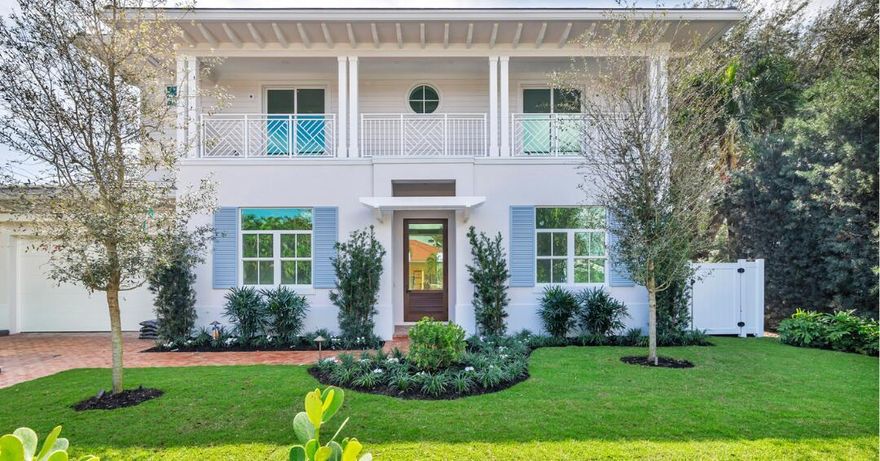 Welcome to this stunning new construction 5-bedroom, 5.5-bathroom home in the heart of SoSo. This residence showcases expansive, bright living spaces with 12-foot ceilings and an open floorplan. The living room and kitchen feature exposed beams, hardwood floors, floor-to-ceiling glass doors, high-end finishes and Thermador appliances. The main floor also includes 1 bedroom with ensuite bathroom, an office/den, and laundry room. Upstairs, the master bedroom is a private retreat offering a built-in coffee bar with refrigerator, an ensuite bathroom with dual vanities, a Roman tub, separate water closets, a private balcony, and large walk-in closet. Additionally, upstairs you will find 3 bedrooms with ensuite bathrooms and a second laundry room for added convenience.