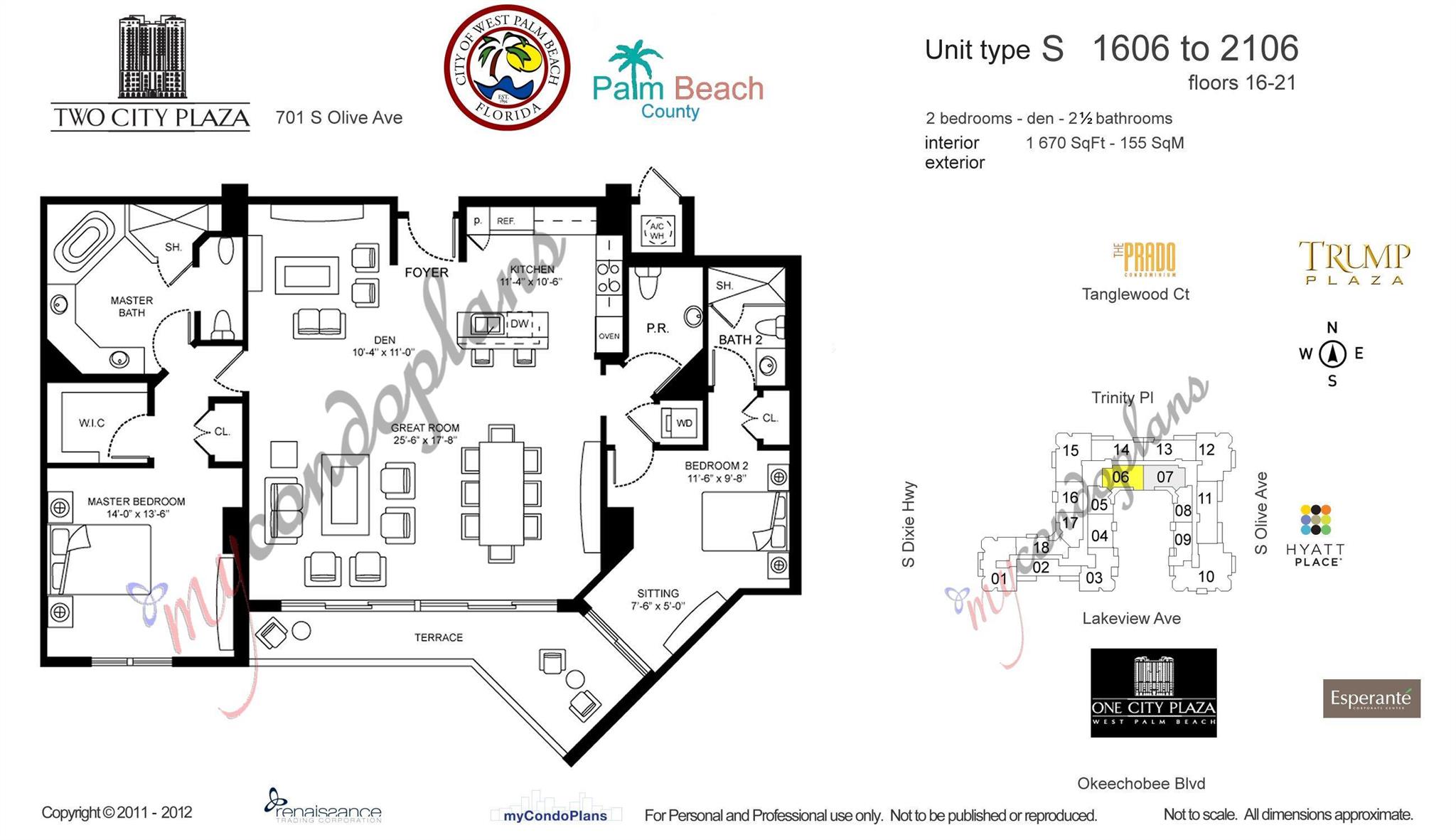 TWO CITY PLAZA CONDO - Residential