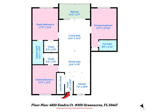 Tiny photo for 4833 Esedra Court #305, Lake Worth, FL 33467 (MLS # B26087123)