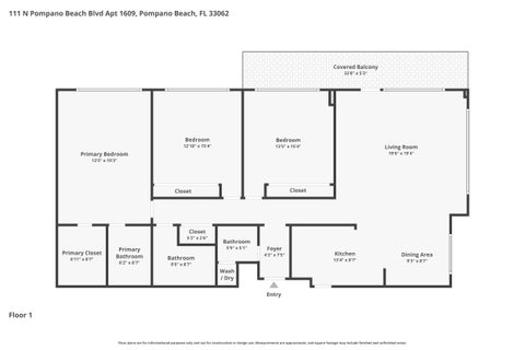 Tiny photo for 111 N Pompano Beach Boulevard #1609, Pompano Beach, FL 33062 (MLS # B26019322)