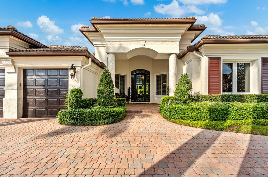 Quietly tucked in the ultra-exclusive Royal Palm Yacht and Country Club enclave, this estate boasts four
spacious bedrooms, four bathrooms, three bay garages, and a welcoming brick-paved circular driveway.
Totaling 3,257 +/- square feet of luxurious living space, this luxe residence features custom built-ins,
expert craftsmanship and woodwork detailing, plus impact glass throughout the interior. DISCLAIMER: Information published or otherwise provided by the listing company and its representatives including but not limited to prices, measurements, square footages, lot sizes, calculations, statistics, and videos are deemed reliable but are not guaranteed and are subject to errors, omissions or changes without notice. All such information should be independently verified by any prospective purchaser or seller. Parties should perform their own due diligence to verify such information prior to a sale or listing. Listing company expressly disclaims any warranty or representation regarding such information. Prices published are either list price, sold price, and/or last asking price. The listing company participates in the Multiple Listing Service and IDX. The properties published as listed and sold are not necessarily exclusive to listing company and may be listed or have sold with other members of the Multiple Listing Service. Transactions where listing company represented both buyers and sellers are calculated as two sales. Cooperating brokers are advised that in the event of a Buyer default, no financial fee will be paid to a cooperating Broker on the Deposits retained by the Seller. No financial fee will be paid to any cooperating broker until title passes or upon actual commencement of a lease. Some affiliations may not be applicable to certain geographic areas. If your property is currently listed with another broker, please disregard any solicitation for services. Copyright 2024 by the listing company. All Rights Reserved.

Royal Palm Yacht and Country Club membership is separate and not affiliated with RPIA homeownership.