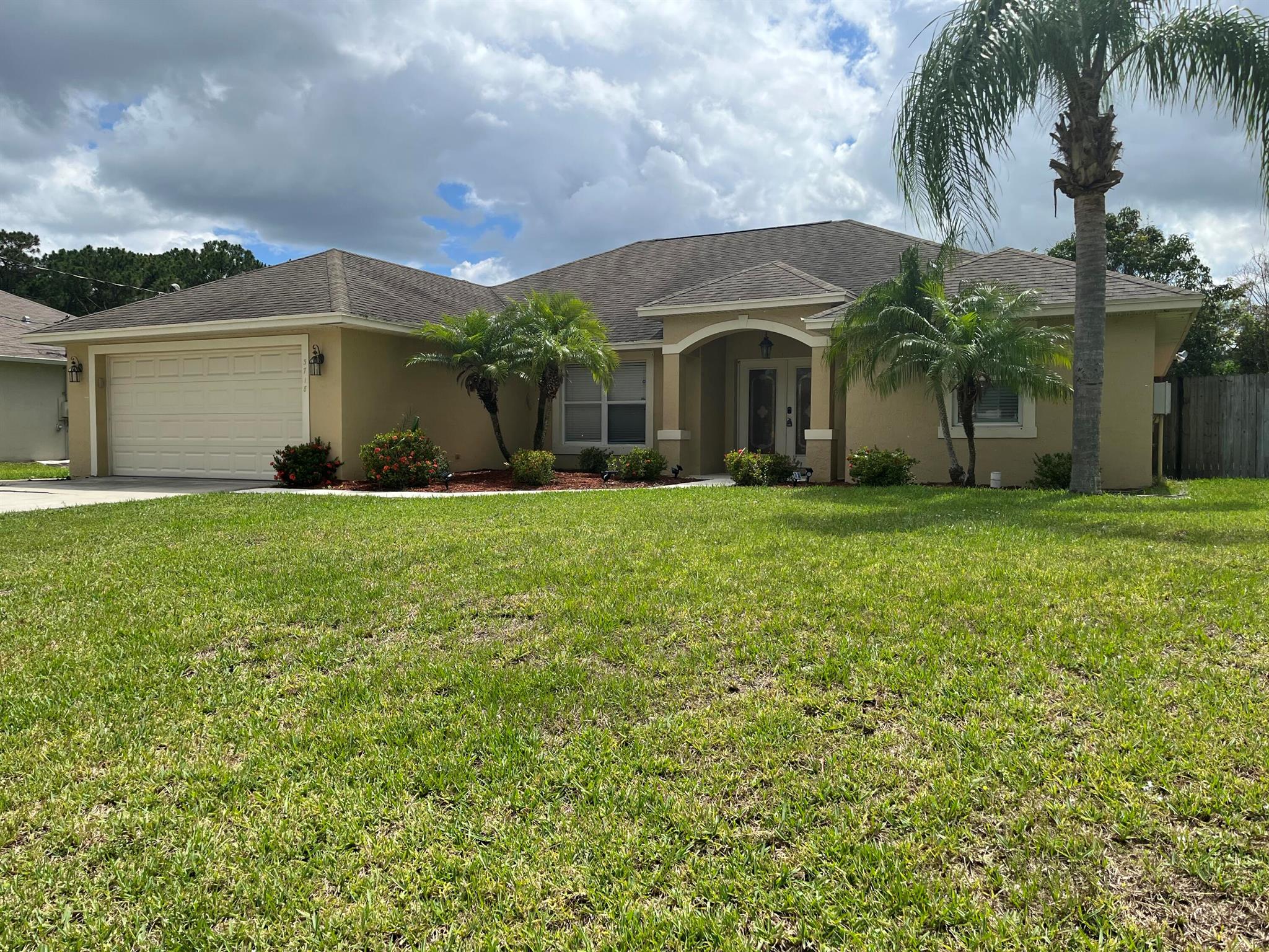 This incredible 4 bedrooms, 3 full baths, pool, 2 car garages, fence yard, is ready to be yours. Step inside to a warm beautiful layout that is both functional and inviting. The property features a beautiful kitchen with stainless steel appliances and granite countertop, family room has sliding glass door throughout, the sunroom is a delightful bonus ideal for relaxing, unwinding or creating your home office, gym space, all while enjoying the view of the beautiful backyard