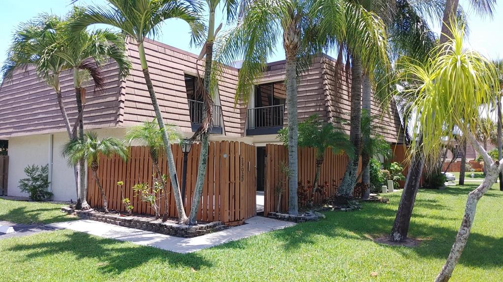 Both bedrooms have newer carpeting and the downstairs living area is fully tiled. Spacious townhome with fenced patio that is perfect for grilling. Close to everything Jupiter has to offer. Quiet Community across the street from Jupiter Medical Center and close to Beaches, Schools, Shopping, Dining. 1 dog allowed but not to exceed 25 lbs. Accordian hurricane shutters.