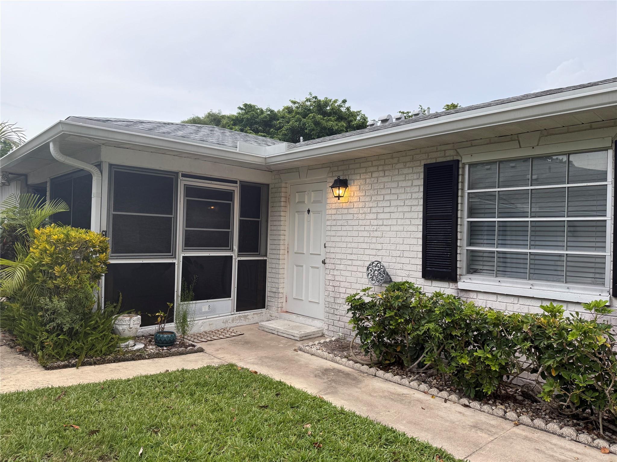 The home has been well taken care of and futures, granite countertops, hot water, heater, air conditioning, washer and dryer hard floor through out the unit, covered screen patio a lot of storage. This Two bedroom two bathroom Villa is located in highly desirable Boynton Beach. Limetree features three heater pools, tennis courts and clubhouse in a very convenient location.