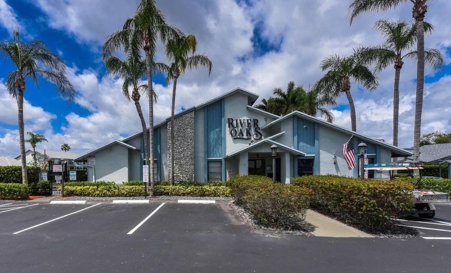 Fantastic opportunity in the highly sought after neighborhood of River Oaks in Unincorporated Palm Beach County.  Single family style attached villa.  All ages welcome, pet friendly.  3 Bedroom 2 Bath Villa with a 2 car garage.  2 Screened in outdoor areas.  Quiet community with a pool and clubhouse.  Great School district.  The low HOA Fee covers: Insurance, landscape and building maintenance, Roof, Cable and Internet.