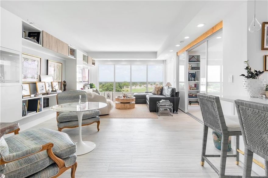 TURNKEY WATERFRONT 1 BD + DEN w/CLOSETS + 2 FULL BA, completely remodeled with modern aesthetics & smart functional design throughout, HE WASHER & DRYER INSIDE UNIT, low-E IMPACT WINDOWS, AMAZING VIEWS of Miami Beach, Indian Creek Isle/Golf Course, Biscayne Bay & spectacular sunsets. Additionally incl 1 ASSIGNED STORAGE ROOM on same floor. PRIME LOCATION in Bay Harbor Islands’ southernmost point. Walk to beach, Bal Harbour Shops & BHI and Surfside parks, dining & shops. Blair House is an iconic sought-after building for its MiMo architecture (designed by A. Herbert Mathes - Fountainbleau/Standard Hotels) and premiere location. On-site professional management by Castle Group. Amenities incl door attendant, heated pool, gym, floating dock, storage rooms for bikes, paddle boards & kayaks.