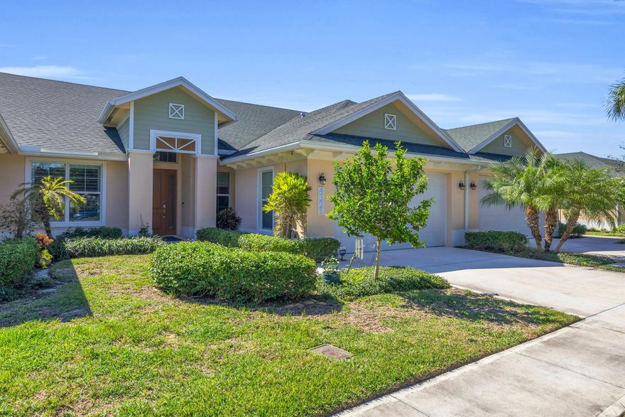 Welcome home to this stunning 3-bed, 2.5-bath villa in the coveted Boulevard Village & Tennis Club, a vibrant, active community where world-class tennis & padel meet resort-style living.Step inside to find a kitchen fit for a chef, featuring quartz countertops, classic subway tile backsplash, wall ovens, & stainless appliances. The spacious open layout flows effortlessly to your screened lanai overlooking the lake, with an extended paver patio perfect for entertaining or unwinding after a day on the courts.The primary suite is a serene retreat w/ peaceful lake views, 2 large closets and spacious ensuite with dual vanities and quartz countertops. Elegant plantation shutters, hurricane impact windows, and thoughtful upgrades throughout make this home truly move-in ready.