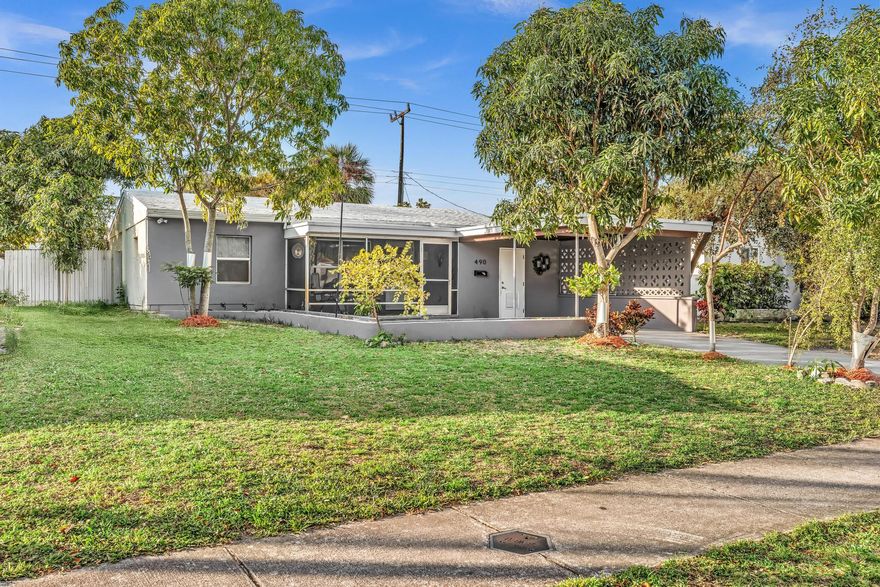 Welcome to this lavishly sized single family home offering approximately 1238 square feet of interior living space located on a quiet street in the heart of Oakland park and the residence features 3 bedrooms and 2 full bathrooms with a open and bright layout. The kitchen opens to dining area overlooking the back yard. Large front and back yard with a selection of fruit trees. Centrally located in Wilton Manors, Downtown Fort Lauderdale, Shopping, Major highways and just a short drive to the Beaches and Fort Lauderdale Hollywood International airport. NO HOA.