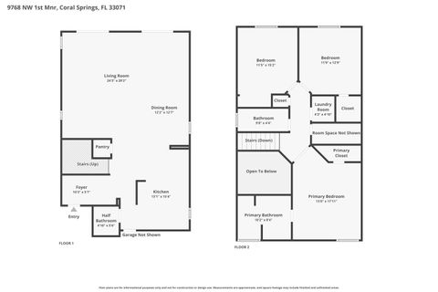 Tiny photo for 9768 NW 1st Manor, Coral Springs, FL 33071 (MLS # B26033961)