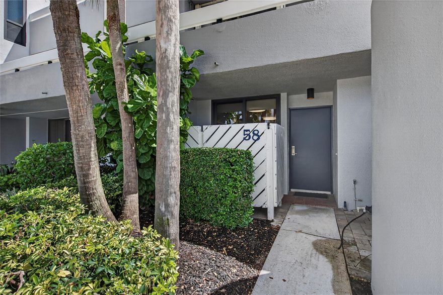 RESORT STYLE, BOUTIQUE CONDO FEATURES ASSIGNED BOAT DOCK FOR EVERY OWNER INCLUDED WITH  WATER, LIGHTING AND POWER.  HOWEVER THIS UNIT IS SO SPECIAL BEING GROUND FLOOR, NOT ONE STEP, OPEN ENDED SCREENED PORCH OVERLOOKING DOCK & INTERSETING CANAL ALLOWING COMPLETE VIEWS AND CROSS VENTILATION,  THE UPDATED UNIT IS GORGEOUS WITH TOTAL SLIDING DOORS IMPACT GLASS AND FRAMES, NEW GLASS AND SCREEN FIBERGLASS ENTRY DOOR, ENTRY WALL REMOVED, UPDATED OPEN KITCHEN,  NEWER A/C , STORAGE AT ENTRANCE, REPLACED LIGHTNG, BUILT-IN CLOSET STORAGE. AS FOR THE AMENITIES: TWO LIGHTED TENNIS COURTS, TWO CARS OR TRUCKS, ONE COVERED, NEWLY RENOVATED HEATED POOL & HOT TUB, TWO TENNIS COURTS & PICKEL BALL, BBQ TIKI HUT WITH NEW GAS GRILLS &  FURNITURE, CAMERA SECURITY AND GATE CODE, TWO PETS, TWO LEASES PER YEAR.