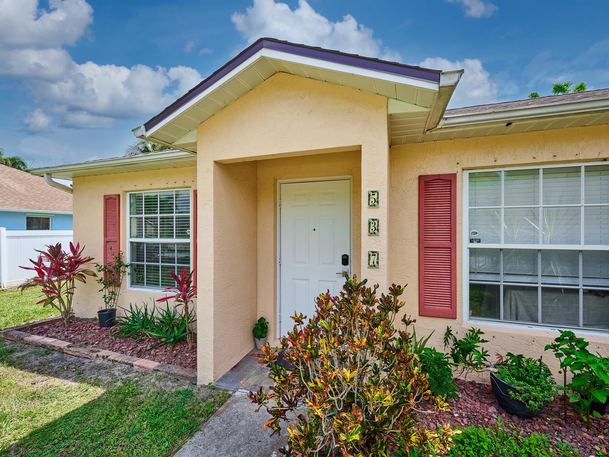 Assumable FHA loan 4% interest rate makes this home super attractive as well as the fact it is a well-maintained 3-bedroom, 2-bath home featuring several recent upgrades, making it an ideal choice for buyers seeking comfort and peace of mind. Updates include a new roof, new interior paint, newer hot water tank and a brand-new A/C unit.The interior offers tile and wood laminate flooring throughout--no carpet. The kitchen and living areas provide a functional and inviting space for everyday living or entertaining. Large pantry and full size washer dryer. Complete fenced area smaller than entire yard. Split floorplan with Jack and Jill bedrooms on one side.Located in a convenient neighborhood, this home is perfect for first-time buyers, investors, or those looking to downsize