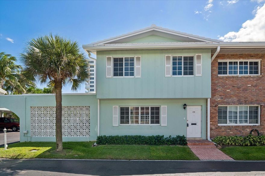 Fantastic opportunity to live where most people dream to vacation! Beachside living at its best, this 3-bedroom, 3-bath townhouse is located in a small community just steps from the ocean—your back door is only 100 yards from the sand. Features impact windows, a large updated kitchen, renovated bathrooms, and a full-size washer and dryer, covered parking, guest parking, and an outdoor storage closet. Enjoy the community pool and close proximity to restaurants, supermarkets, and nightlife. 50% OFF RENT FOR OCTOBER AND NOVEMBER!