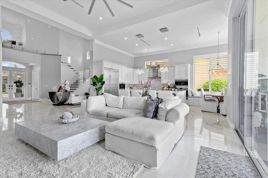 This is the closest thing to new luxury construction you will ever experience in any resale home. You must see this home to appreciate how special it is. Every square inch of the interior has been meticulously refurbished by renown decorator, Annie Santulli Designs. The floors throughout the lower level are large rectangle polished white crystal marble, while the floors throughout the upper level are neutral wide plank hardwood. The Kitchen is a pure professional culinary environment with Subzero fridge, Wolf ovens, stove, espresso maker, and a wine cooler, and this same space exudes taste and style with quartz countertops and backsplash, custom white shaker cabinets, and an amazing extra large center island. Seat 4 for lunch at the island or the whole have family for breakfast......