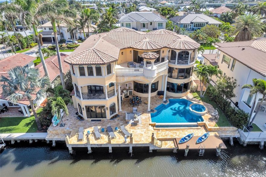 Embrace luxury living at its peak in this magnificent Delray Beach Shores waterfront estate. Spanning three spacious floors across 7,286 square feet, this home features 6 bedrooms and 7.5 bathrooms. Enjoy the grandeur of cathedral-like vaulted ceilings reminiscent of a grand castle just steps away from the beach w/ private theater, indoor gym, Heated Pool/Spa. Palace is stocked w/ Paddleboards, Kayaks, Air Hockey, PS5 PlayStation, stocked with Baby/Kids supplies to use during your stay. Long & Short Term Leases Available.