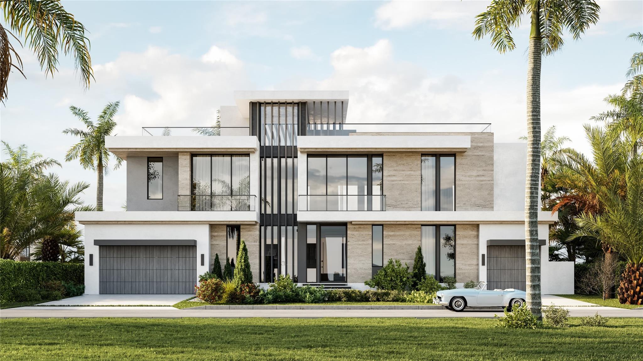 New Coastal Modern deepwater estate sited with 100 +/- feet of waterfrontage on the Rio Canal in prestigious Riviera Isles enclave, just off sought-after Las Olas Blvd by esteemed builder Leonard Albanese & Sons and award-winning Randall Stofft Architects. Chic Coastal and organic finishes blend with window walls of glass to create a light-filled oasis. Enjoy a resort-style pool with spa, entertainment lanai, pavilion with professional summer kitchen, and yacht dock, minutes to the Intracoastal/Atlantic Ocean. Other amenities include a club room, rooftop sky deck with panoramic view, 3 level elevator, cabana and 3 bay garage. Conveniently located minutes to fashionable Las Olas Village fine dining/shopping and Fort Lauderdale beaches. Shown by appt only.