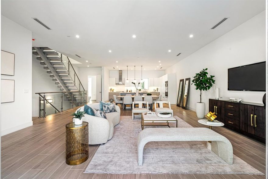 Never-lived-in, unfurnished townhome offers luxurious, resort-style living in the heart of Fort Lauderdale. With a private elevator and pool, this new construction is ready for immediate occupancy. Highlights include: Samsung 75" OLED tv, 3 Sonos amps for 3 floors of incredible sound, gated secure entry, large walk-in closets, custom European kitchen with top-tier Miele and Samsung appliances, 10-10.5ft ceilings, two primary bedrooms; one on the first floor and one on the third floor, and a spacious balcony. Two-car garage, private bicycle racks, home automation, LED lighting, water and air filtration systems, and a natural gas tankless water heater. Just two blocks from Las Olas Blvd and two miles from Las Olas Beach, this home defines upscale living. Also available for sale $2,095,000.