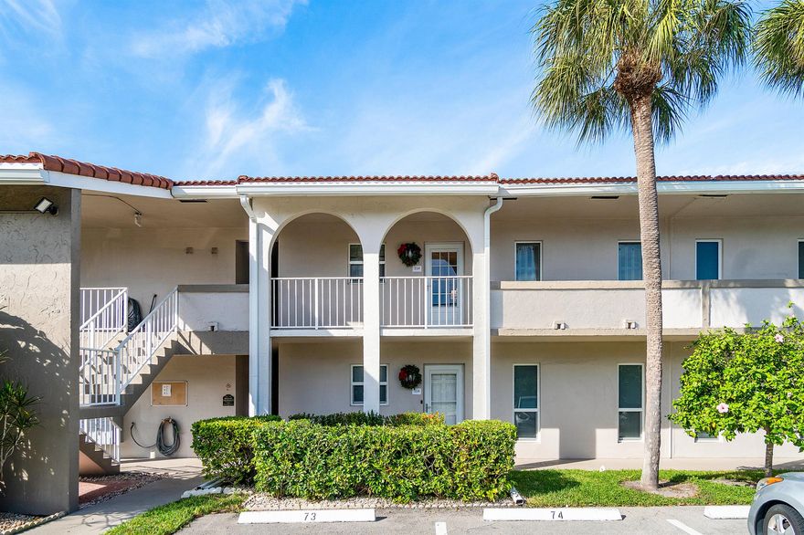 Conveniently located in East Boca Raton, this well-maintained condo is offered fully furnished and available for seasonal or annual rental. The unit features fully updated primary and guest bathrooms and a comfortable, functional layout. The spacious primary bedroom offers ample closet space, while the guest bedroom provides versatility for visitors, a home office, or den. Relax on the private patio overlooking the pool. Tierra Del Sol is a 55+ community in a prime east Boca Raton location - close to shopping, dining, and the beach.