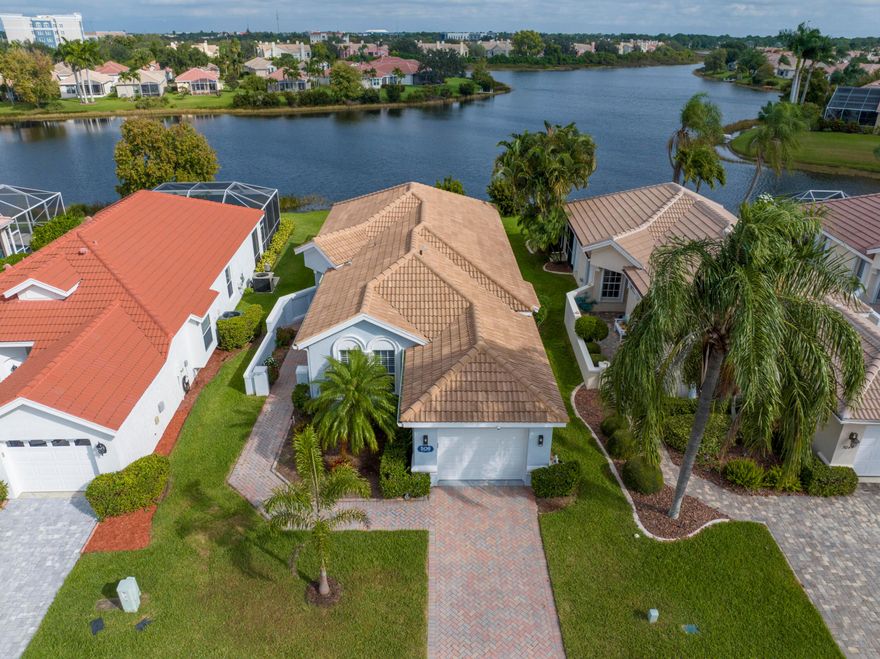 Welcome to Lake Charles, one of St. Lucie West's most desirable gated communities — and the only one in PSL that allows boats on the lake! With HOA approval, you can even install your own private dock and enjoy peaceful mornings on the water. This completely updated 2-bedroom, 2-bath, 1-car garage home offers modern elegance and serene lake views. Home Features: New roof (2021)  for peace of mind, Water heater (2020) A/C (2017), New garage door, Quartz countertops and custom 2-tone shaker soft-close cabinetry, Stainless steel smart appliance package for modern convenience, upgraded lighting, plantation shutters, tile flooring in all common areas for easy maintenance &  a screened lanai overlooking the tranquil lake, perfect for relaxing or entertaining. Conveniently located near shopping, dining, golf, and quick access to I-95 for easy commuting. HOA fees include
cable, internet, lawn maintenance & access to the clubhouse which houses a gym, outdoor pool, pickleball courts and many activities for everyone.