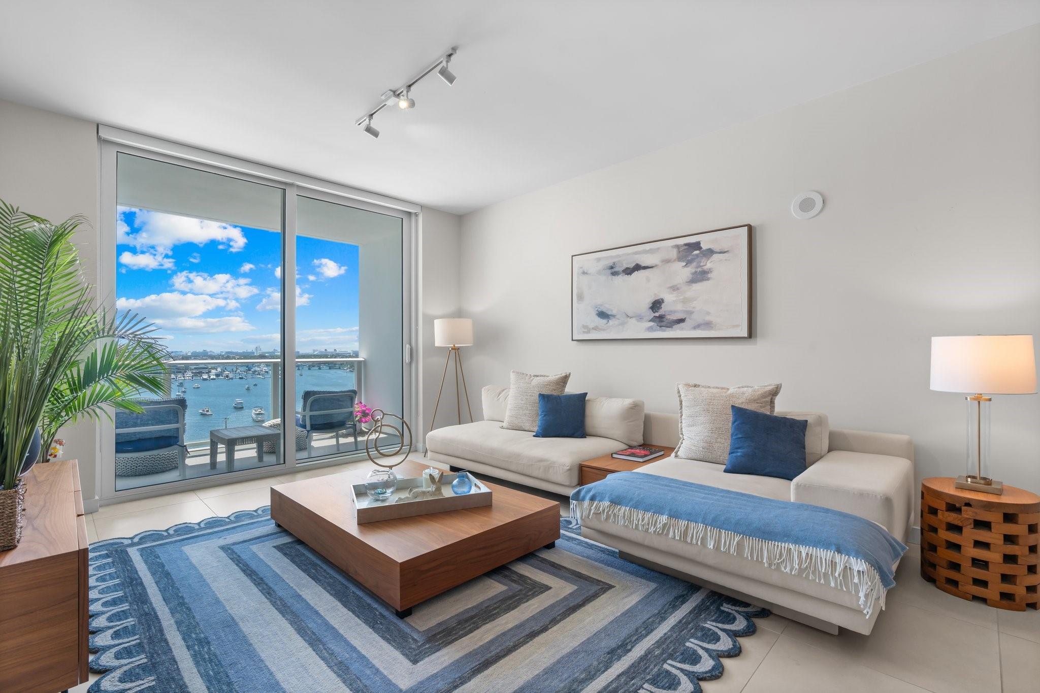 AVAILABLE TODAY!!! The Beach Condo you have been waiting for! Residence 1102, is a Lower Penthouse with the most amazing water views. 2 Beds & 2 Baths, completely furnished with oversized W/D & ready to move in. Steps to Fort Lauderdale Beach's white sands & the Intracoastal Waterway, minutes to Downtown, & a lifestyle on-property like no other! Tiffany House exudes the luxury and convenience that South Florida's dreams are made of. The magic begins upon arrival, valet parking, contemporary lobby, & amenities galore. Pool, Theater room, Fitness Center with Sauna, Club Room, & a Billiard Lounge. Plus, access to the Rooftop Pool with Restaurant too! Be treated like family & enjoy resort-style comforts.( Pricing for JULY & AUGUST - Available Long & Short Term, Pricing Varies )