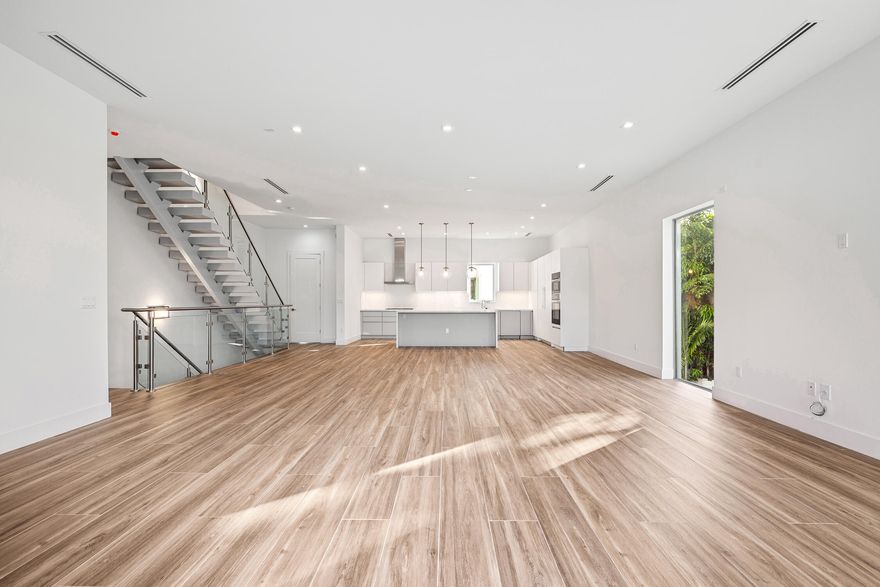 This last available developer owned townhome offers unparalleled luxury with a private elevator and pool. This new construction features: secure gated entry, large walk-in closets, a custom European kitchen with top-of-the-line Miele and Samsung appliances, soaring 10-10.5ft ceilings, and two primary bedrooms; one on the first floor and one on the third floor. Enjoy a spacious balcony, a two-car garage, and exclusive private bicycle racks. Located just two blocks from the famed Las Olas Blvd and two miles from Las Olas Beach, it's designed with home automation, LED lighting, water and air filtration systems, and a natural gas tankless water heater. Experience 5-star resort living in the heart of Fort Lauderdale.
