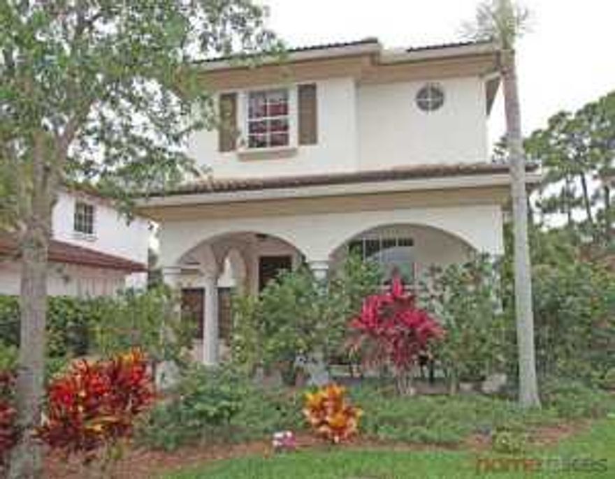 Impeccable 3 Bed/2.5 Bath Home with a Large Paver Patio & Private Backyard. Beautiful Finishes Include a Chefs Kitchen with Top Notch Appliances, Tons of Cabinet Space & Breakfast Nook. Large Great Room. Close Walking Distance to the Clubhouse & Pool. Gracious Front Yard Porch Entry Leads you to this Exceptional Home. Large Great Room Area. Spacious Gourmet Chefs Kitchen with Top of the Line Appliances, Gas Stove Top, Upgraded Cabinetry with Extra Large Storage Pantry. Separate Breakfast Nook off the Kitchen. Ground Floor 1/2 Bath has a Pedestal Sink & Designer Light & Plumbing Fixtures. Upstairs Leads to the Split Bedrooms with Windows Galore. Large Master Bedroom with Split His/Hers Shelved Closets and a Spacious Master Bath Which Includes; Ceramic Diagonal Tiled Floors, Separate Shower & Soaking Tub, Dual Sinks, Lots of Cabinet Space, Designer Light & Plumbing Fixtures. Large 2nd & 3rd Bedrooms have Ample Closet and a Shared Upgraded 2nd Bathroom with Designer Light Fixtures, Diagonal Ceramic Tiling & Solid Wood Cabinetry. The Laundry Pantry is Conveniently Located Upstairs and has Shelved Storage and a Full Size Washer/Dryer. Large Paver Patio off the Great Room is Perfect for Entertaining. Beautifully Landscaped Backyard with Private Preserve Views. Ceramic Tiled Floors Downstairs, Upgraded Carpet Upstairs. Decorative Window Treatments. Full Two Car Garage. Central Air & Heating Units. Ideally Situated within Walking Distance to the Lake, Clubhouse & Pool.