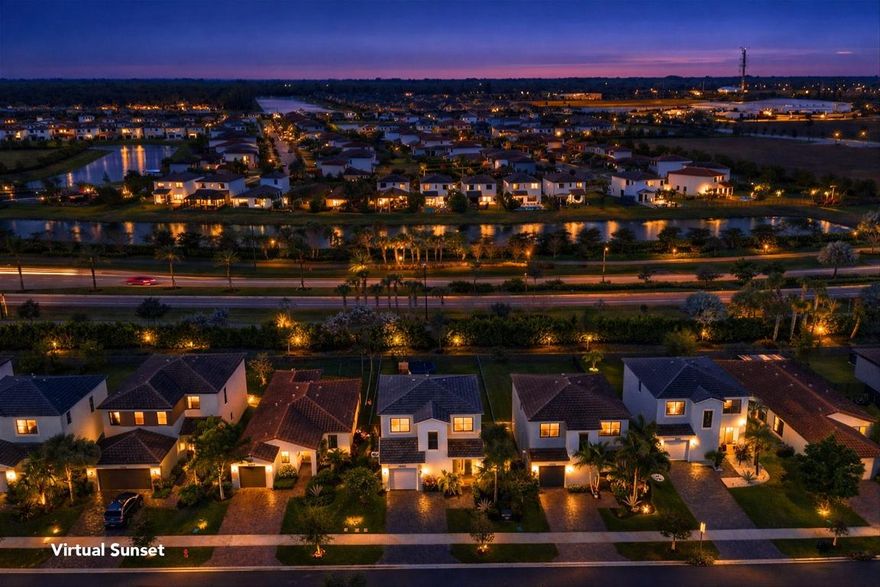 Welcome to Sky Cove in Westlake! This beautifully maintained Lotus 2-story home offers 3 bedrooms, 2.5 bathrooms, a 1-car garage, and 1,716 living sq ft of bright, functional living space—plus great curb appeal that makes a strong first impression. Step inside to crisp, clean walls, tile flooring, and an oversized living room perfect for relaxing or entertaining. The convenient downstairs powder bath adds everyday ease. The kitchen shines with wood-look cabinetry, stainless steel appliances, recessed lighting, and white quartz countertops on both the island and perimeter. The extra-large island comfortably seats up to six, making it the heart of the home for gatherings and casual meals.

Through the sliding glass doors, enjoy a spacious fenced backyard featuring a gazebo with lighting and electrical, ideal for outdoor dining, hosting, or unwinding under the stars.

Upstairs, retreat to a generous primary suite with a glass-enclosed walk-in shower, dual sinks, and matching wood-look cabinetry with quartz countertops, offering plenty of storage and counter space. Two additional bedrooms share a full bath with wood-look cabinetry and a tub/shower combo.

Additional highlights include impact windows throughout and a whole-home water filtration system. Don't miss your opportunity to enjoy the Westlake lifestyle in this move-in ready Sky Cove home!