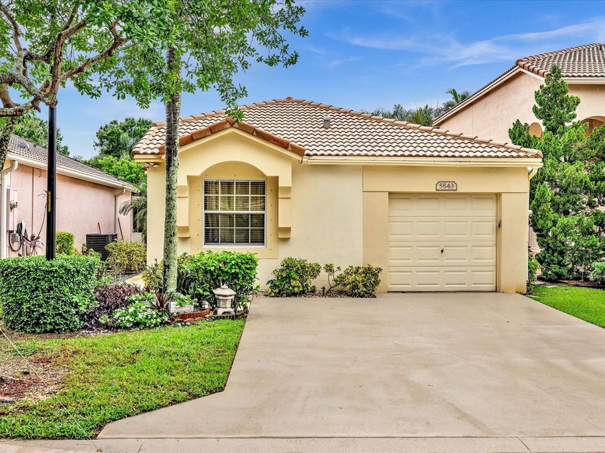 Welcome to your ideal home, where convenience meets comfort! This beautiful 3-bed, 2-bath, one-car garage, one-story gem offers a light-filled, open-concept design w/crown moldings throughout. A/C 2024. Located in the highly sought-after neighborhood of Regency Lakes, Coconut Creek w/exceptional schools & a vibrant community, this home offers everything you need for a relaxed, low-maintenance lifestyle. This is more than just a place to live—it provides a lifestyle. Relax & enjoy your private patio. Kitchen has granite countertops, stainless steel appliances, & breakfast bar. HOA includes high fiber internet, ADT security, manned gate, inside pest control & more. Community: swimming pool, spa, basketball, tennis, playground & more. Close to Sawgrass Expressway & Promenade at Coconut Creek.
