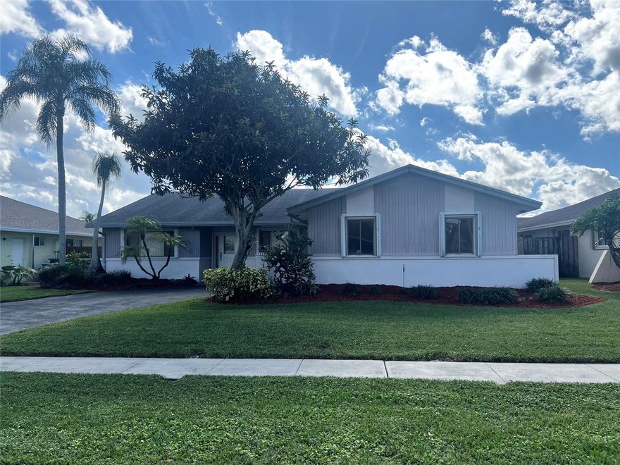 Spacious and well-maintained South Welleby home with over 2,400 sq ft on a quiet cul-de-sac! This 4 Bedrooms and 2 1/2 Bathroom property offers numerous updates including roof (2018), hurricane shutters (2011), fence (2017), refrigerator & dishwasher (2022), washer (2021), dryer (2024), and outdoor fans (2025). Walk to Welleby Elementary or enjoy the Sunrise Civic Center across the street with pool, basketball, racquetball, dance, and more.  Low HOA of just $60 quarterly. Garage has a partial room and is sold as-is with no permits warranted; patio hot tub and microwave also as-is.