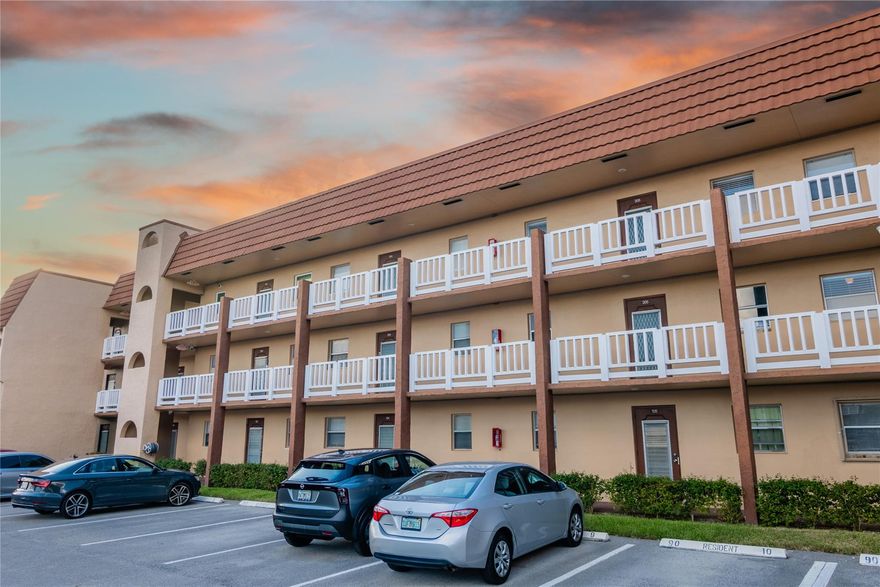 Discover comfort and convenience in this charming 1-bed, 1-bath condo in Sunrise Lakes III. Nestled on the second floor, this bright 620 sq. ft. home features a blend of carpet and tile flooring, a well-equipped kitchen with essential appliances, and serene garden views. Enjoy resort-style amenities, including a pool, clubhouse, bike/jog paths, and a courtesy bus, in this 55+ community. With central heating/cooling, included cable, and no rental restrictions, this condo offers the perfect blend of relaxation and flexibility. A peaceful retreat in a vibrant community—ready for you to call home!