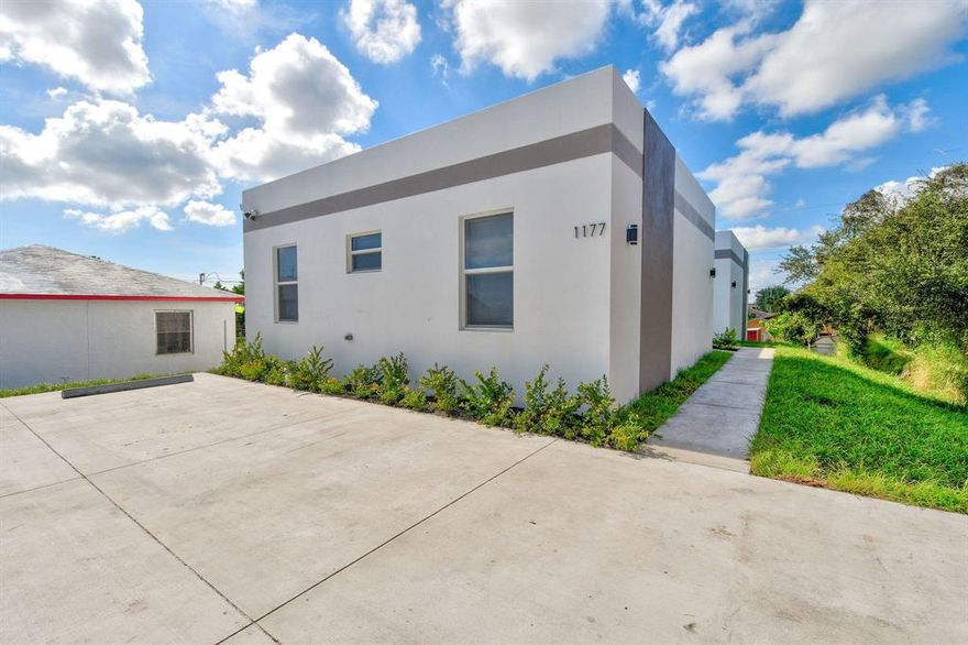 Newer modern construction duplex built in 2020. Property consists of two units each with two bedrooms and one bath. Each apartment features dishwashera, washer, dryer, stainless steel appliances, hurricane impact windows and doors, modern kitchen cabinets, recessed lighting, subway tile bathrooms and more. Close to shopping/dining and minutes to I95, Palm Beach International Airport, and the beach.