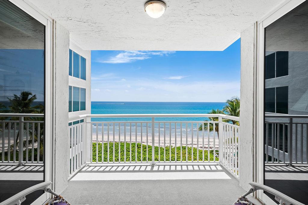 Photo of 3015 S Ocean Boulevard #3b, Highland Beach, FL 33487 (MLS # R10898303)