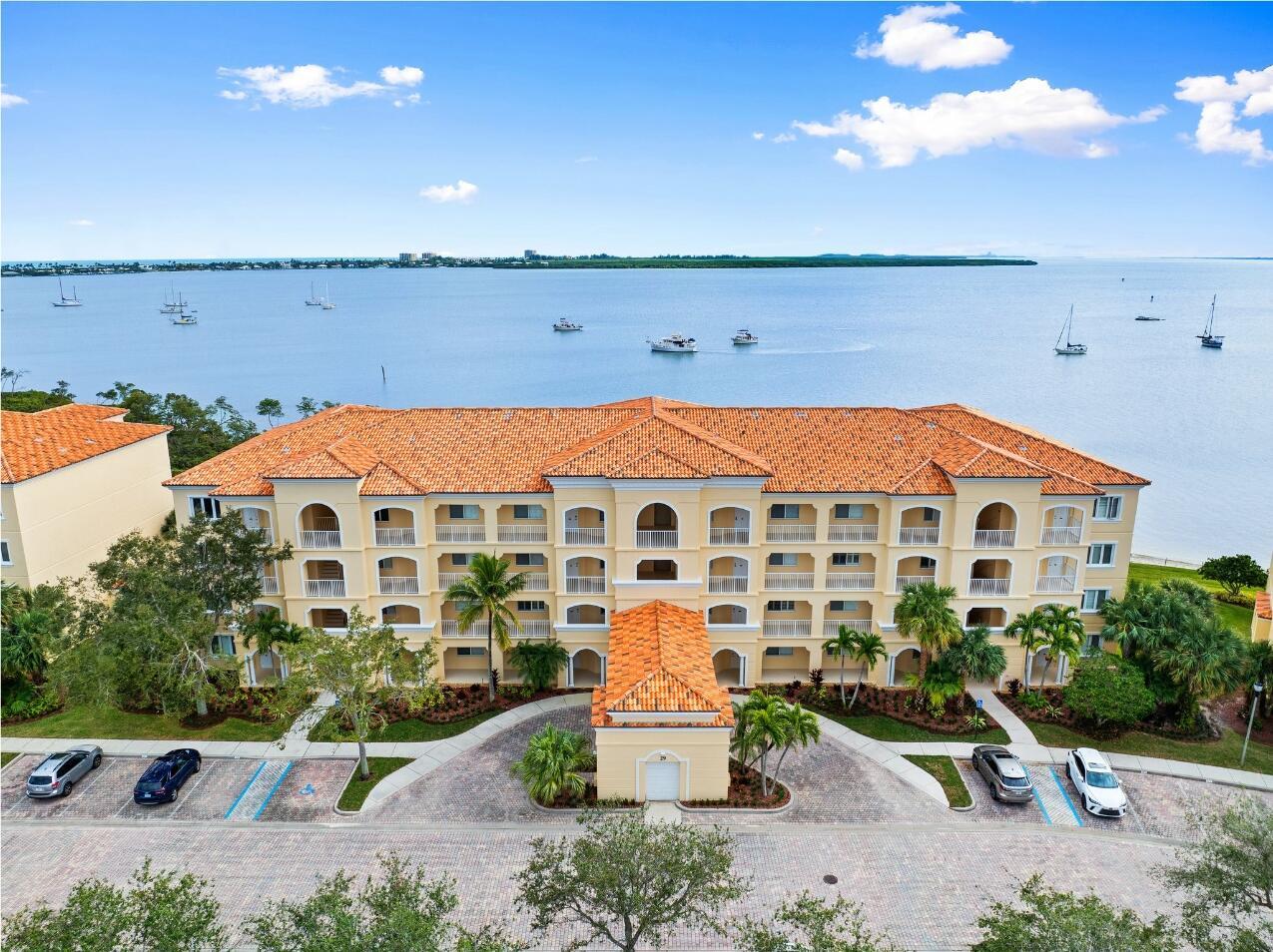 **DIRECT INTRACOASTAL PANORAMIC VIEWS!** This beautiful 2-bedroom, 2-bath furnished condo at Harbour Isle is just minutes from the ocean! Enjoy stunning wide-water views of the intracoastal, tropical birds, dolphins, manatees, yachts & more. The spacious floor plan features 1989 SF with 10' ceilings and storm impact windows throughout. Enjoy a luxurious Florida lifestyle at Harbour Isle, a waterfront community with 24 hr gated entry, beautiful marina, clubhouse, fitness center, resort style pool, bocce ball, tennis, dog park & more. This tropical paradise is located on Hutchinson Island near the ocean, restaurants, parks & entertainment. Near downtown waterfront with boutique shoppes, bakery, farmer's market, Sunrise Theatre, city marina, restaurants & more! Measurements approximate.