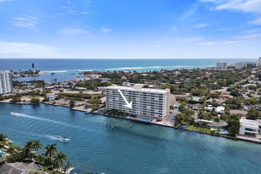 Photo of 2611 N Riverside Drive #304, Pompano Beach, FL 33062 (MLS # B26008077)