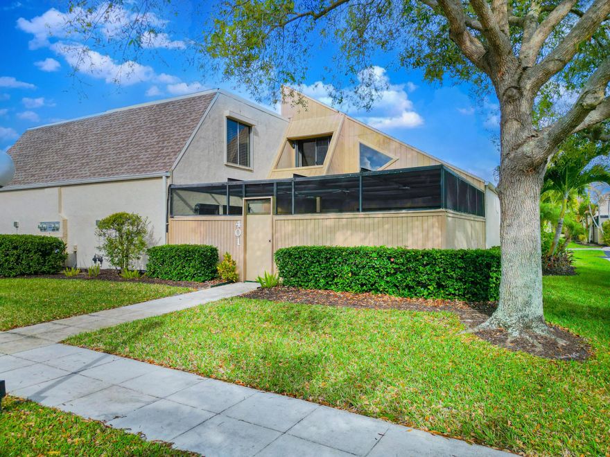 Welcome Home to your Florida Living oasis! Located within close proximity to golf, the water, and a local resort, this peaceful community tucked away is a hidden gem! 1st Floor Primary Bedroom with access to your large screened patio. Spacious closets throughout the home offer plenty of storage. Your outdoor area is a true blank canvas that you can get very creative with to fully enjoy outdoor living at its finest. 2 spacious bedrooms upstairs, this home is unique as it features a primary bedroom on each floor. Great for extended family or a vacation home. Brand New A/C to keep you nice and cool along with upgraded siding and roofing. Home is vacant and ready for its new owners! Priced to sell so schedule an appointment today!