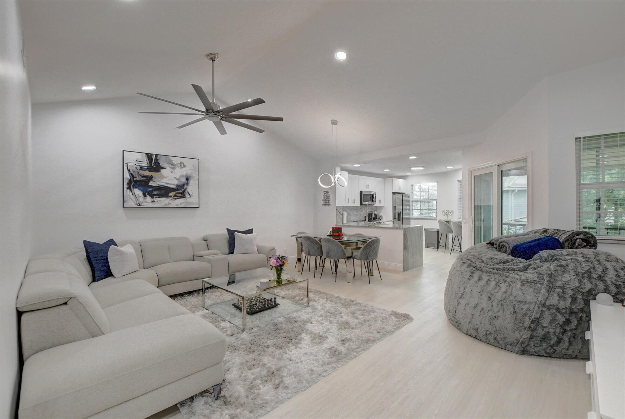 WELCOME HOME! Step inside your fully renovated 2 Bed 2 Bath condo equipped with full hurricane impact windows. Steps away is a community pool with hot tub. The beautifully landscaped Boca Pointe is an optional membership community that fits everyones needs. It is investor friendly as you can rent right away up to 4x per year.Property is vacant.